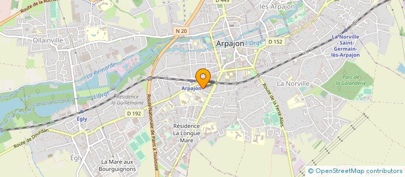 localisation de l'entreprise MONSIEUR WALID BELHIBA  ETAMPES