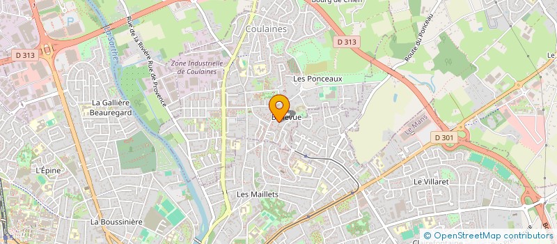 localisation de l'entreprise MONSIEUR WALID BELKHELOUAT  COULAINES