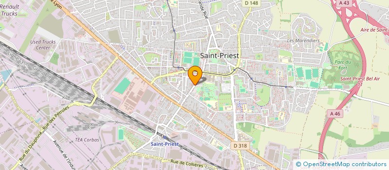 localisation de l'entreprise MONSIEUR WALID BELLAGE  SAINT-PRIEST