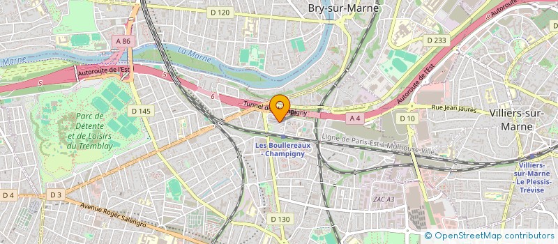 localisation de l'entreprise MONSIEUR WALID BEN ABED à CHAMPIGNY-SUR-MARNE