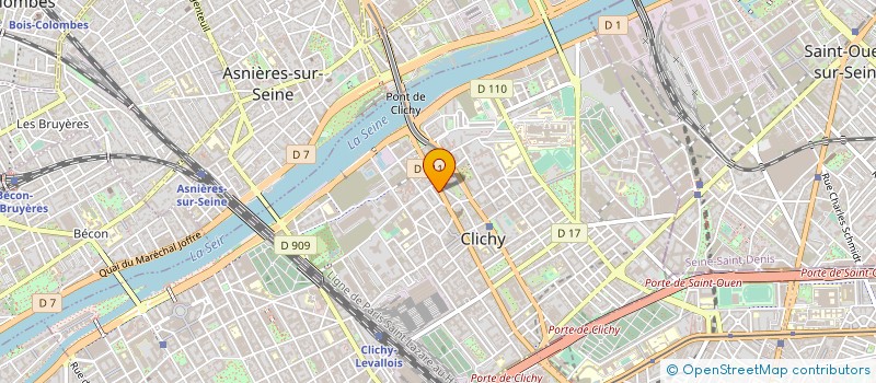 localisation de l'entreprise MONSIEUR WALID BEN HAJ SEGHAIER à CLICHY