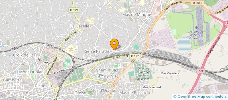 localisation de l'entreprise MONSIEUR WALID BEN KHALIFA  NIMES