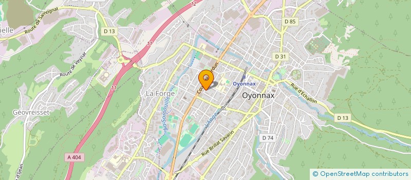 localisation de l'entreprise MONSIEUR WALID BEN MESSAOUD à OYONNAX