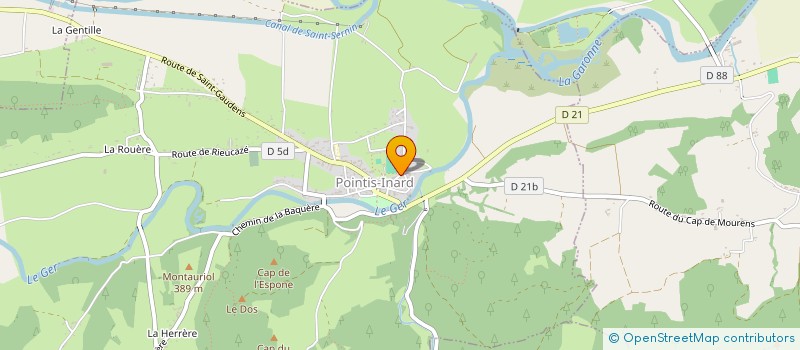 localisation de l'entreprise MONSIEUR WALID BEN MOUSSA  POINTIS-INARD