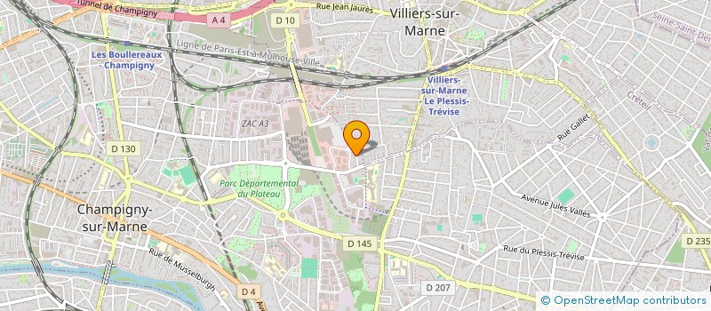 localisation de l'entreprise MONSIEUR WALID BEN SABEUR à CHAMPIGNY-SUR-MARNE