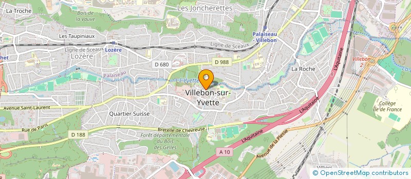 localisation de l'entreprise MONSIEUR WALID BENABDELKADER à VILLEBON-SUR-YVETTE