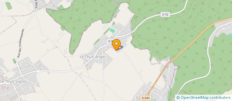 localisation de l'entreprise MONSIEUR WALID BENAISSA  LE THUIT DE L'OISON