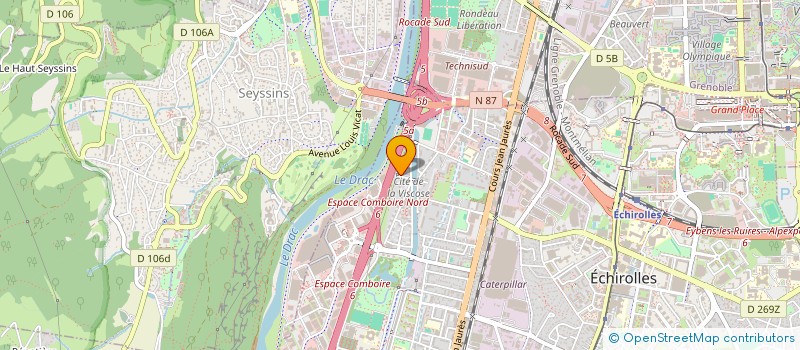 localisation de l'entreprise MONSIEUR WALID BENDAOUD  ECHIROLLES