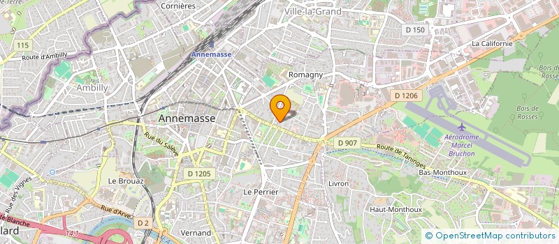 localisation de l'entreprise MONSIEUR WALID BENDENIA  ANNEMASSE