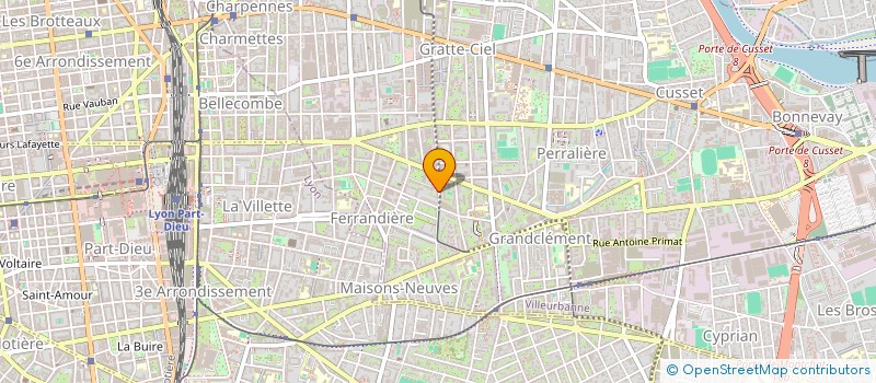 localisation de l'entreprise MONSIEUR WALID BENHENNOU  VILLEURBANNE