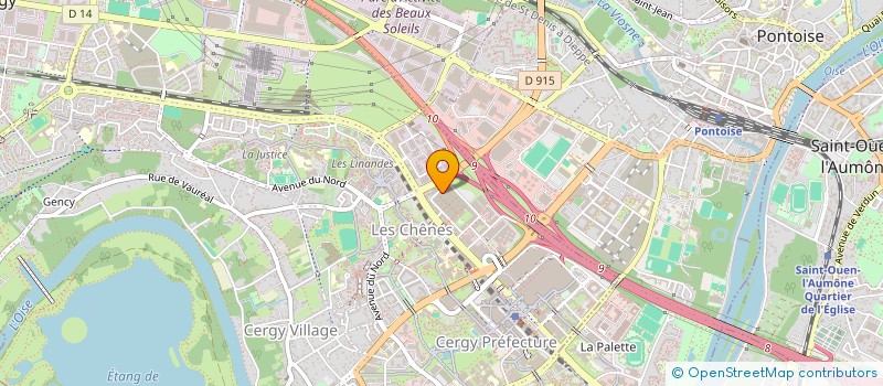 localisation de l'entreprise MONSIEUR WALID BENKHALED  CERGY