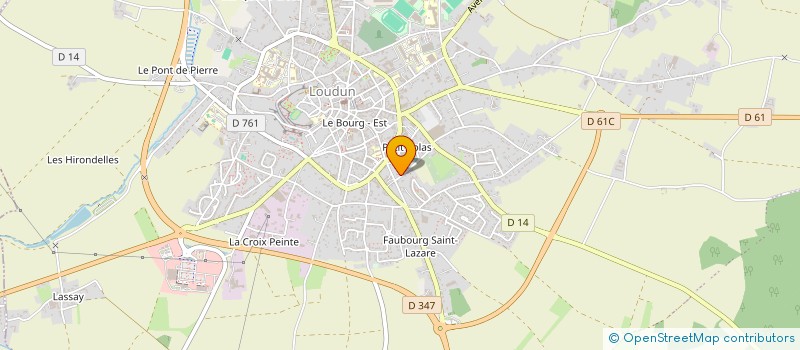 localisation de l'entreprise MONSIEUR WALID BENLENGUER  LOUDUN