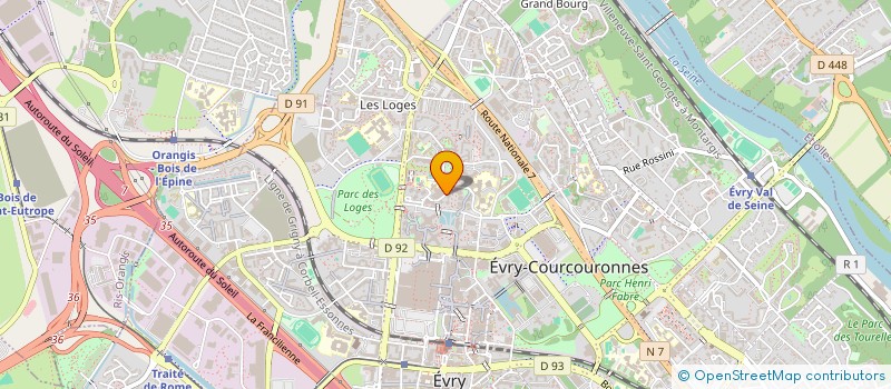 localisation de l'entreprise MONSIEUR WALID BENSEBAA à EVRY-COURCOURONNES