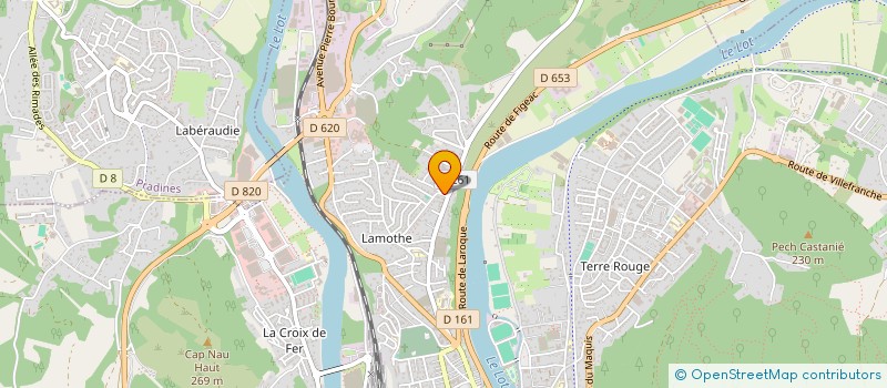 localisation de l'entreprise MONSIEUR WALID BENSSAAD  CAHORS