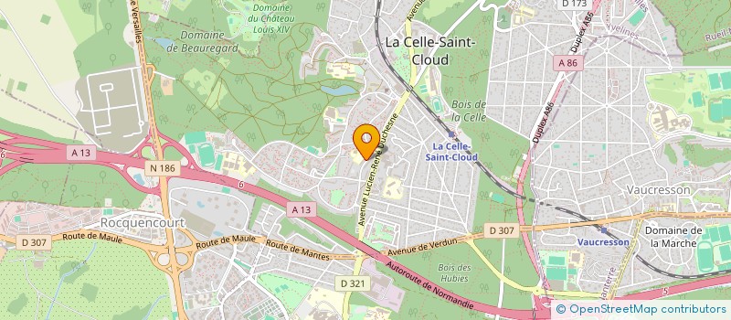 localisation de l'entreprise MONSIEUR WALID BENZAMRA  LA CELLE-SAINT-CLOUD