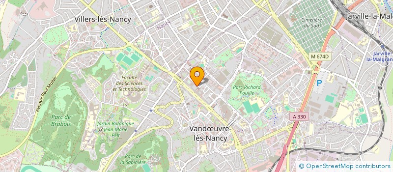 localisation de l'entreprise MONSIEUR WALID BIELARDI  VANDUVRE-LES-NANCY