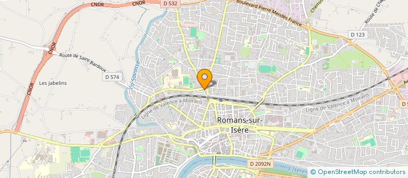 localisation de l'entreprise MONSIEUR WALID BOUABID  ROMANS-SUR-ISERE