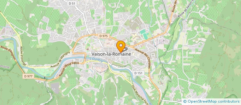 localisation de l'entreprise MONSIEUR WALID BOUALI à VAISON-LA-ROMAINE