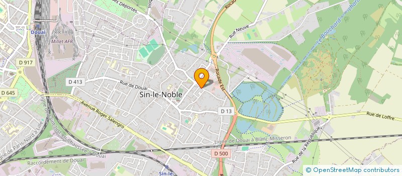 localisation de l'entreprise MONSIEUR WALID BOUDAOUD  SIN-LE-NOBLE