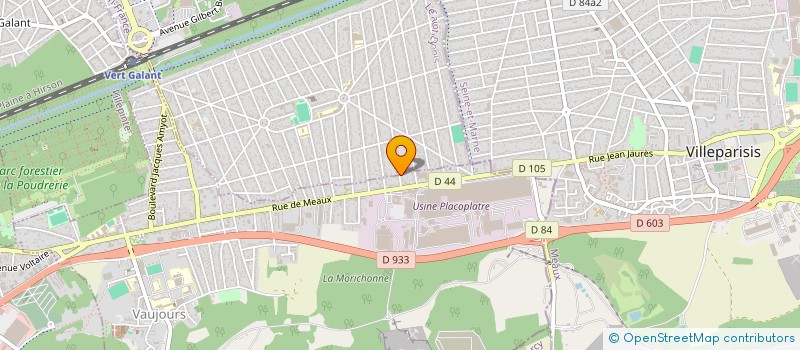 localisation de l'entreprise MONSIEUR WALID BOUJRAD  VAUJOURS