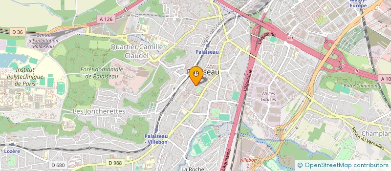 localisation de l'entreprise MONSIEUR WALID BOUKADIDA  PALAISEAU