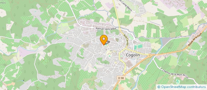 localisation de l'entreprise MONSIEUR WALID BOULSANE  COGOLIN