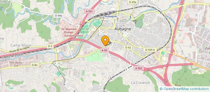 localisation de l'entreprise MONSIEUR WALID BOUMERDAS à AUBAGNE