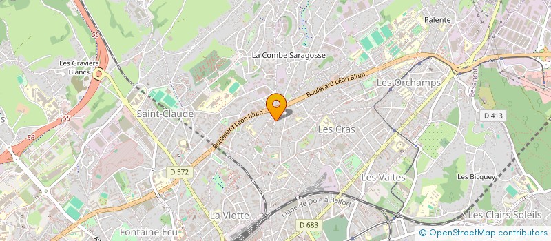 localisation de l'entreprise MONSIEUR WALID BOUSSEFINA à BESANCON