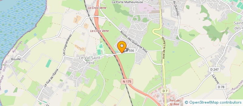 localisation de l'entreprise MONSIEUR WALID BOUTAHAR  LE VAL-SAINT-PERE