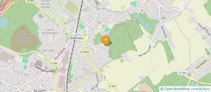 localisation de l'entreprise MONSIEUR WALID BOUZIANI  LIBERCOURT