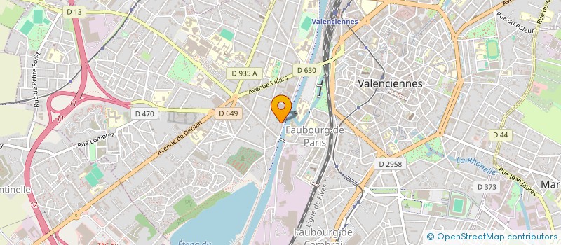 localisation de l'entreprise MONSIEUR WALID CHAKOUR  VALENCIENNES