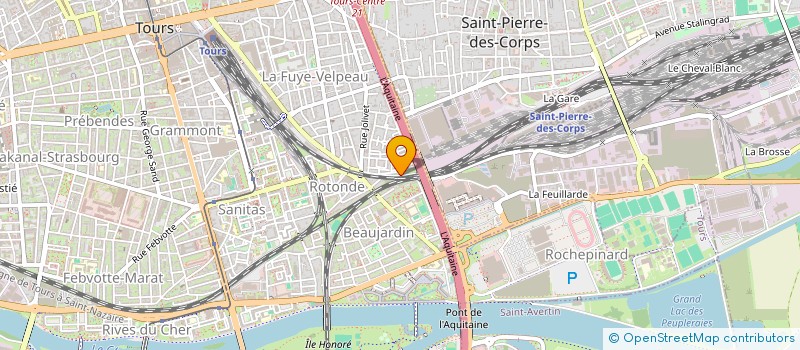 localisation de l'entreprise MONSIEUR WALID CHAMI  TOURS