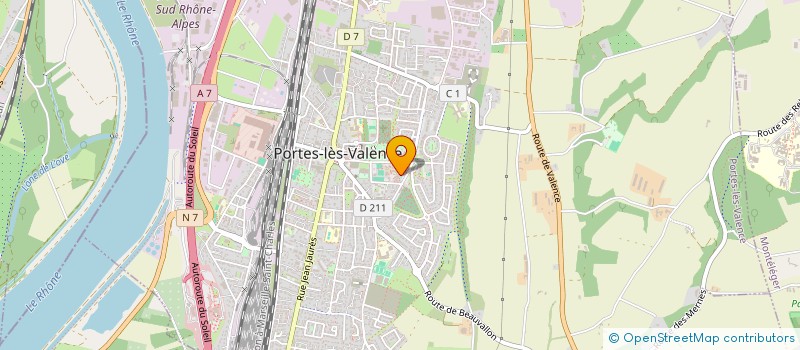 localisation de l'entreprise MONSIEUR WALID CHARNI  PORTES-LES-VALENCE