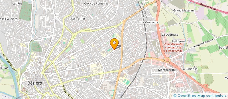 localisation de l'entreprise MONSIEUR WALID CHAROF à BEZIERS