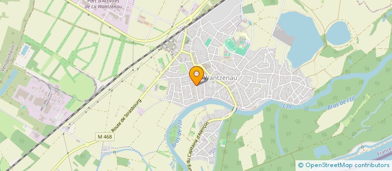 localisation de l'entreprise MONSIEUR WALID CHEBBI  LA WANTZENAU