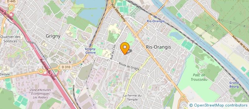 localisation de l'entreprise MONSIEUR WALID CHIGUNIOU à RIS-ORANGIS