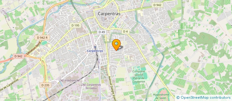 localisation de l'entreprise MONSIEUR WALID CHKIKAR  CARPENTRAS