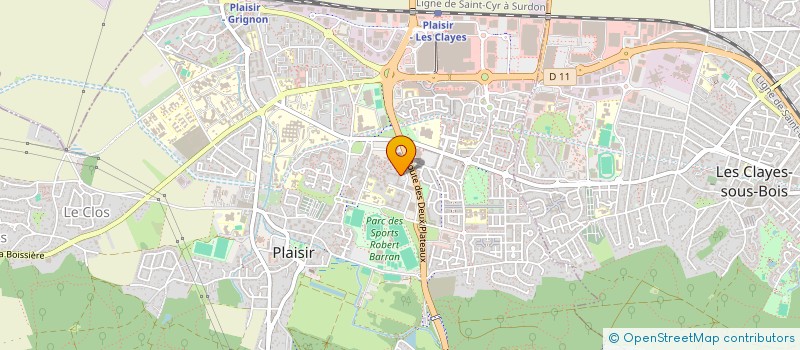 localisation de l'entreprise MONSIEUR WALID DAHLAB  PLAISIR