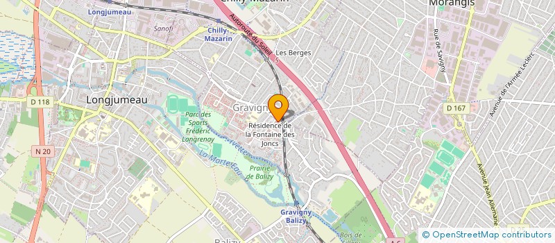 localisation de l'entreprise MONSIEUR WALID DAOU  CHILLY-MAZARIN