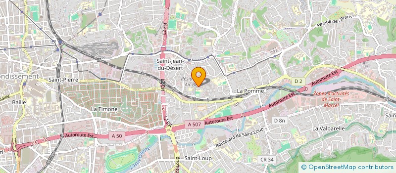 localisation de l'entreprise MONSIEUR WALID DJENDOUBI  MARSEILLE 11EME