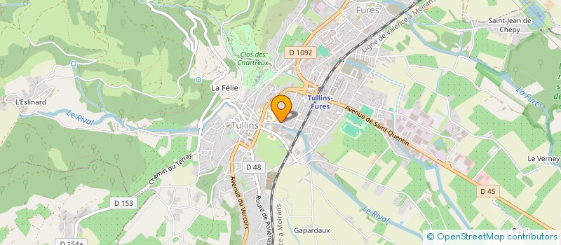 localisation de l'entreprise MONSIEUR WALID DJENNADI  TULLINS