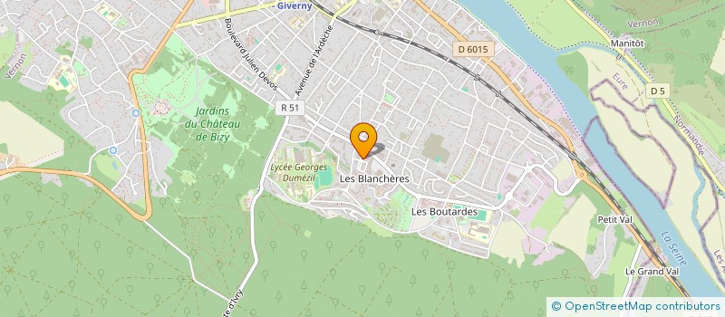 localisation de l'entreprise MONSIEUR WALID DJERBI  VERNON