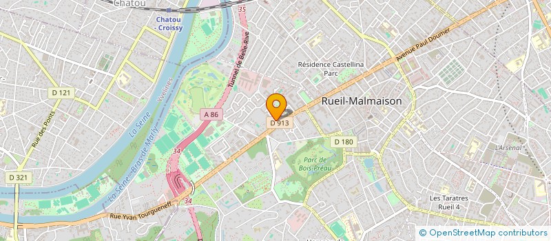 localisation de l'entreprise MONSIEUR WALID EL HIYANI à RUEIL-MALMAISON