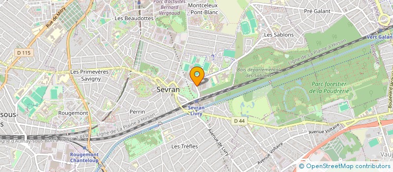 localisation de l'entreprise MONSIEUR WALID EL OUERTANI à SEVRAN