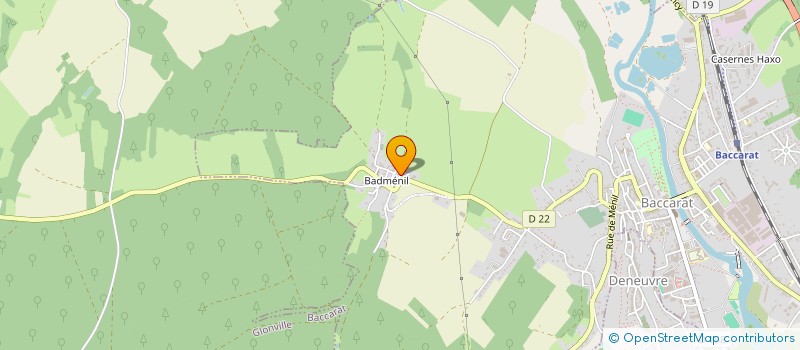 localisation de l'entreprise MONSIEUR WALID EL TANNIR  BACCARAT