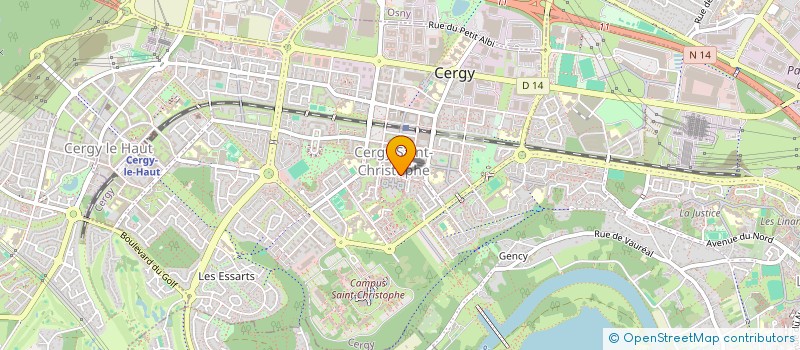 localisation de l'entreprise MONSIEUR WALID ELGHAICHI  CERGY