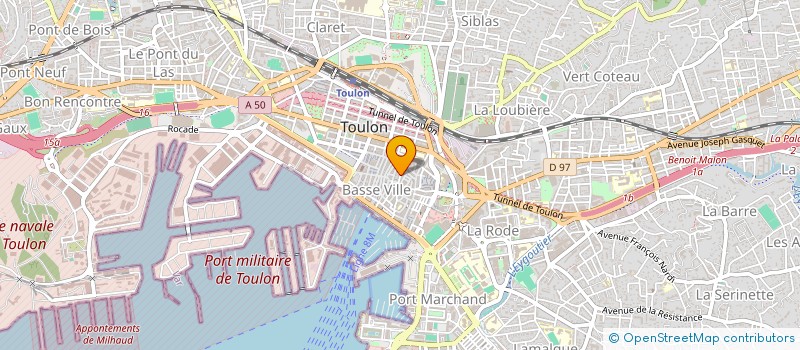 localisation de l'entreprise MONSIEUR WALID FARESS  TOULON