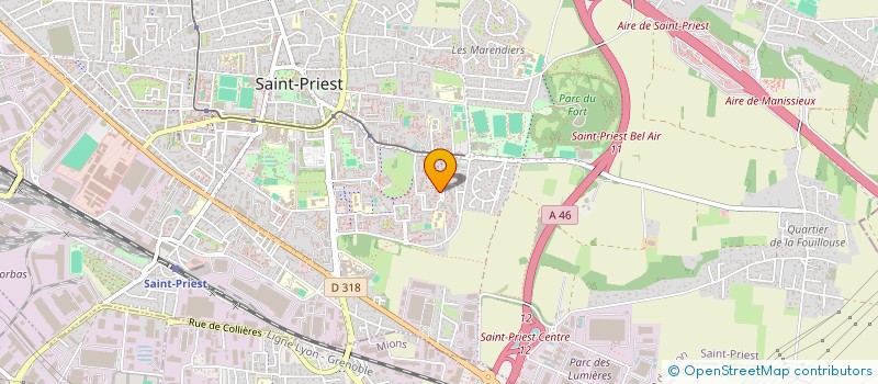 localisation de l'entreprise MONSIEUR WALID FARROUDJ  SAINT-PRIEST