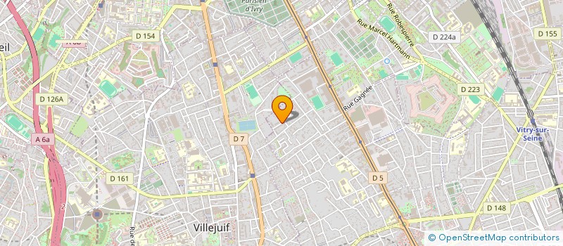 localisation de l'entreprise MONSIEUR WALID FARTAS à VITRY-SUR-SEINE