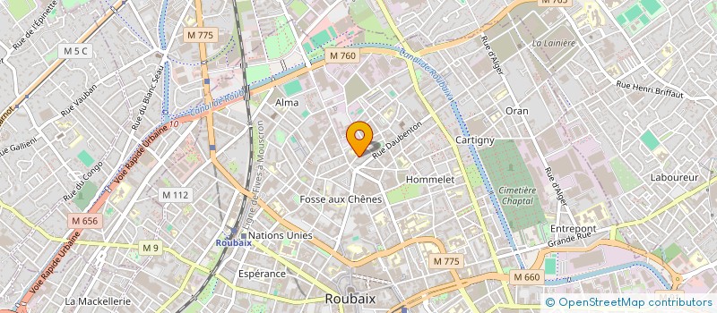 localisation de l'entreprise MONSIEUR WALID FEKKIR  ROUBAIX